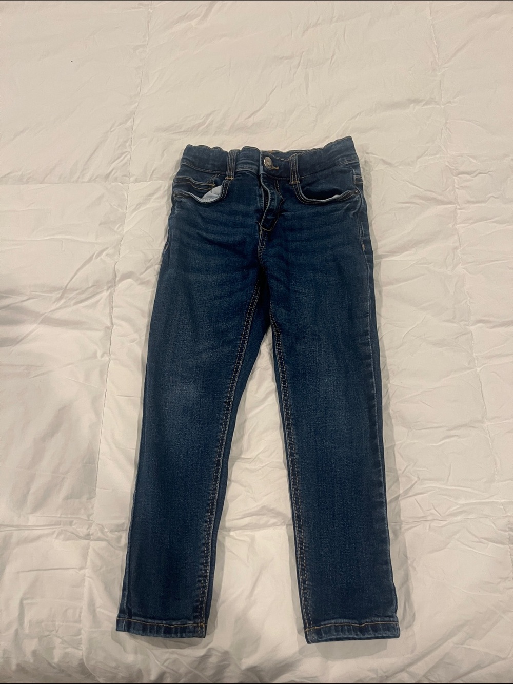 Zara Kids Navy Blue Slim Jeans